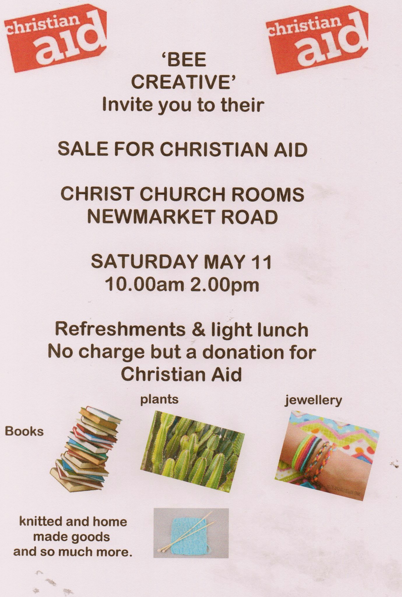 Christian Aid Sale